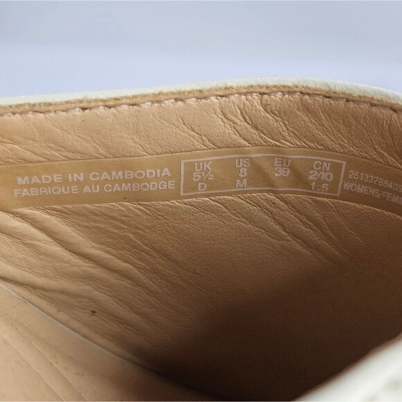 Clark White Mena Rose Mule Sandals - Picture 7 of 9